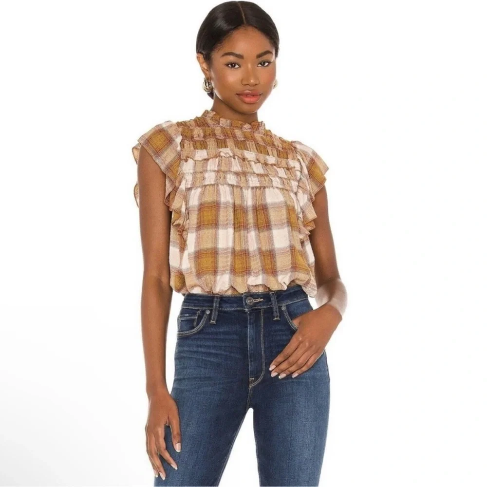 Free People Not Your Average Girl Plaid Size XS